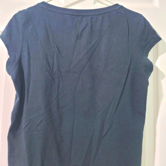 Reebok Women's Short Sleeves Embellished Top T-Shirt Size M - Picture 7 of 9